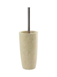 Handgefertigter, luxuriöser Toilettenbürstenhalter „Luxor“ aus Marmor Aquanova