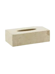 Handgefertigte, luxuriöse Kosmetiktuchbox „Luxor“ aus Marmor Aquanova