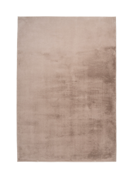 Hochwertiger Hochflor Design Teppich „Paradise 400“ - Taupe LALEE
