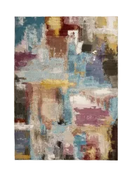 Design Teppich „Picasso 598“ - Multicolor 120 x 170 cm LALEE