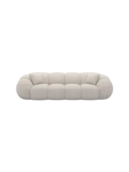 4-Sitzer Design Sofa „Panda“ mit Bouclé-Bezug Bouclé Toffee BLOOMINGLOFT Collection