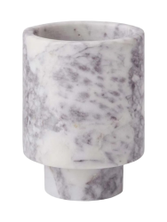 Handgefertigter, luxuriöser Zahnputzbecher „Porto“ aus Marmor, Prunus Aquanova