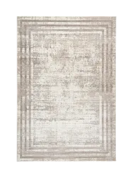 Teppich Paris Braun/Grau Kunststoff/Polyester 230 cm 160 cm - Farbe: taupe - Material: Polyester/Polypropylen - Teppich