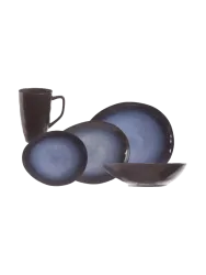 Geschirr-Set „Sapphire Oval II“, 30-teilig Blautöne Cosy & Trendy
