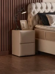 Design Boxspringbett „Sydney Beige“, verschiedene Grössen SCANDIBEDDING