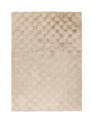 Hochwertiger Hochflor Design Teppich „Soul“ - Beige LALEE