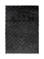 Hochwertiger Hochflor Design Teppich „Soul“ - Graphite LALEE