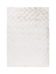 Hochwertiger Hochflor Design Teppich „Soul“ - Ivory LALEE
