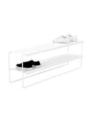 Spinder Design Schuhregal Skadi Weiss Stahl 103 cm 38 cm - Schuhregal