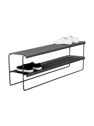 Spinder Design Schuhregal Skadi Schwarz Stahl 103 cm 38 cm - Schuhregal