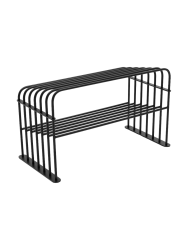 Spinder Design Schuhregal Skadi Schwarz Stahl 70 cm 40.5 cm - Schuhregal