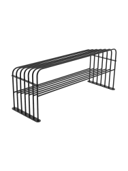 Spinder Design Schuhregal Skadi Schwarz Stahl 100 cm 40.5 cm - Schuhregal