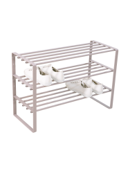 Spinder Design Schuhregal Hesta Braun Stahl 70 cm 48.5 cm - Farbe: taupe - Schuhregal