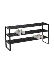 Spinder Design Schuhregal Hesta Schwarz Stahl 100 cm 48.5 cm - Schuhregal