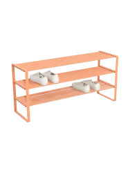Spinder Design Schuhregal Hesta Orange Stahl 100 cm 48.5 cm - Farbe: Terracotta - Schuhregal