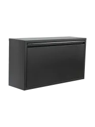 Spinder Design Schuhschrank Hesta Schwarz Stahl 75.3 cm 40.6 cm - Schuhschrank