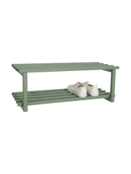 Spinder Design Schuhregal Hesta Grün Stahl B 71 H 26 cm - Farbe: Dusty Green - Schuhregal