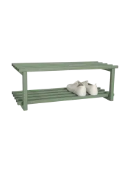 Spinder Design Schuhregal Hesta Grün Stahl B 71 H 26 cm - Farbe: Dusty Green - Schuhregal