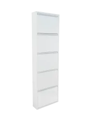 Spinder Design Schuhschrank Hesta Weiss 50 cm 169 cm - Schuhschrank