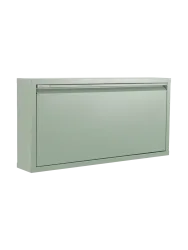 Spinder Design Schuhschrank Hesta Grün Stahl B 75 cm H 37.5 cm - Farbe: Dusty Green - Schuhschrank