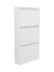 Spinder Design Schuhschrank Hesta Weiss Stahl 50 cm 103 cm - Schuhschrank