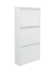 Spinder Design Schuhschrank Hesta Weiss Stahl 50 cm 103 cm - Schuhschrank