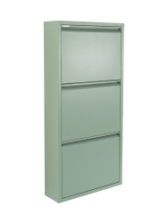 Spinder Design Schuhschrank Hesta Grün Stahl 50 cm 103 cm - Farbe: Dusty Green - Schuhschrank