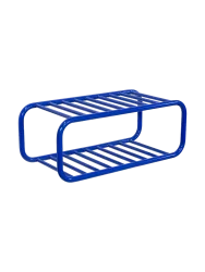 Spinder Design Schuhregal Balder Blau Stahl 72 cm 28 cm - Farbe: Ultramarine - Schuhregal