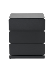 Spinder Design Kommode Hesta Schwarz Stahl 37 cm 26 cm - Kommode