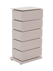 Spinder Design Kommode Hesta Braun Stahl 37 cm 26 cm - Farbe: taupe