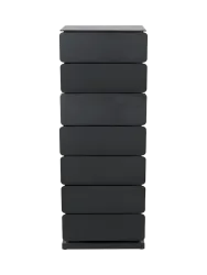 Spinder Design Kommode Hesta Schwarz Stahl 37 cm 26 cm - Kommode