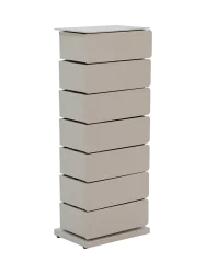 Spinder Design Kommode Hesta Braun Stahl 37 cm 26 cm - Farbe: taupe - Kommode