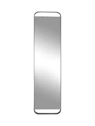 Spinder Design Spiegel Hesta Schwarz Stahl 46 cm 175 cm - Material: Stahl/Glas - Spiegel
