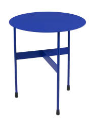 Spinder Design Beistelltisch Hesta Blau Stahl 40 cm - Beistelltisch