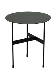 Spinder Design Beistelltisch Hesta Schwarz Stahl 45 cm - Beistelltisch