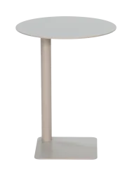 Spinder Design Beistelltisch Hesta Braun Metall 40 cm - Farbe: taupe - Material: Stahl - Beistelltisch