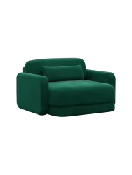 Design Loungesessel „Twiga“ mit Samtbezug Samtbezug Grün BLOOMINGLOFT Collection