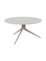 Spinder Design Salontisch Hesta taupe Stahl 78 cm - Salontisch