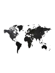 Design Wandobjekt „DIY Wooden World Map Giant“ MiMi Innovations