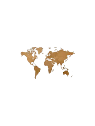 Design Wandobjekt „DIY Wooden World Map“ MiMi Innovations
