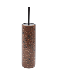 Handgefertigter Design Toilettenbürstenhalter „Ugo“ aus Keramik, Camel Aquanova