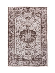 Waschbarer Design Teppich „Vegas 201“ - Taupe LALEE