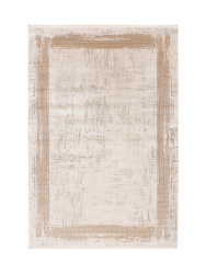 Hochwertiger Viskose Design Teppich „Venezia 902“ - Beige LALEE