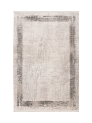 Hochwertiger Viskose Design Teppich „Venezia 902“ - Silver LALEE
