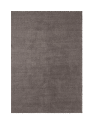 Hochwertiger Hochfloor Design Teppich „Velutto 400“ - Taupe LALEE