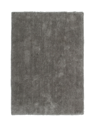 Hochwertiger Hochfloor Design Teppich „Velvet 500“ - Platin LALEE
