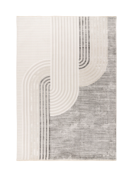 Design Teppich „Vista 703“ - Silbertöne LALEE