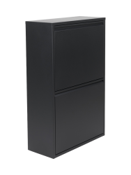 Design Abfalleimer & Abfalltrenner „Gigi“, Schwarz Spinder Design