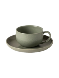 Handgefertigte Tee- & Kaffeetasse „Pacifica“ mit Untersetzer Costa Nova