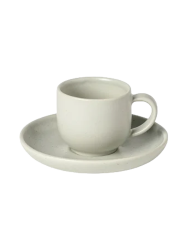 Handgefertigte Espressotasse „Pacifica“ mit Untersetzer Costa Nova